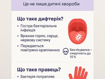 Правець і дифтерія: навіщо щеплення дорослим?